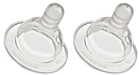nip 33030 - Anti Colic Weithalssauger Silikon Doppelpackung Tee ab 0+ Monate