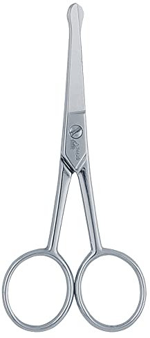 Becker Manicure Erbe Accessoires Geschäftsschere, gerade, vernickelt 10,5 cam Bart- und Nasenhaar-Schere, rostfrei 1 Stk.