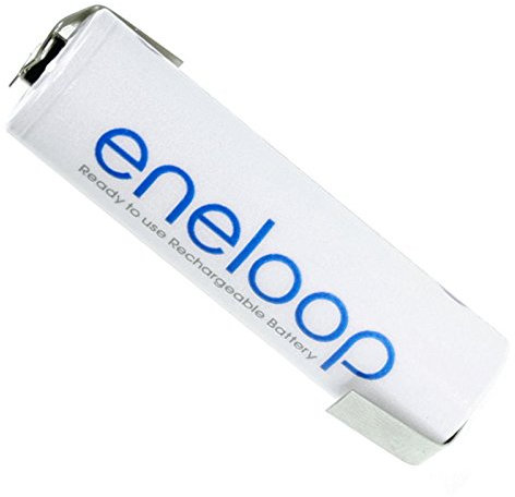 kraftmax 10er Pack Eneloop Mignon AA Akkus mit Lötfahne Z-Form - 1,2 Volt / 2000 mAh inklusive hochwertiger Akkubox