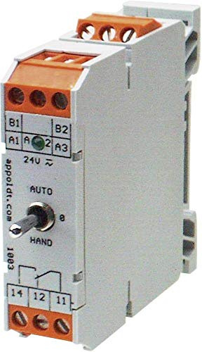 APPOLDT RM-1W/Rückm. Industrielais Nennspannung: 24 V/DC, 24 V/AC Schaltstrom (max.): 8 A, 1 invertiert