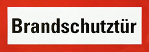 Warn- und Hinweisschild Brandschutztür