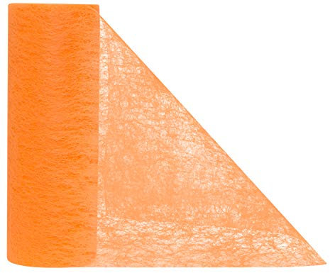 25 Meter Vlies Tischband Tischläufer Tischedeko Dekovlies orange