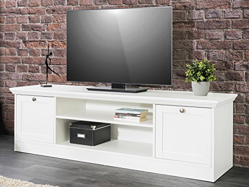möbelando TV-Lowboard Unterschrank Fernsehtisch Sideboard HiFi Element Rack Landsted II