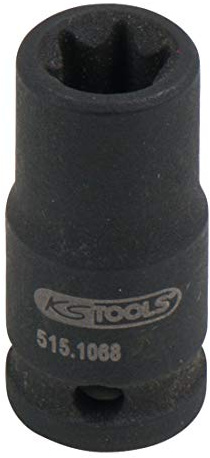 KS Tools 1/4' Torx-E-Kraft-Stecknuss, kurz, E8