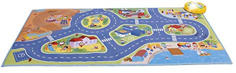 Chicco 00009700000000 ELEKTRONISCHE City SPIELMATTE, Mehrfarbig