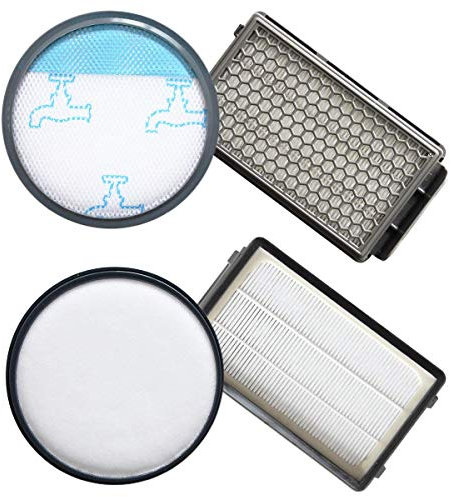 Queta 4 Pièces Filtre HEPA pour Rowenta, Filtre HEPA pour Rowenta Power Cyclonic/Moulinex/Tefal, RO3718EA RO3724EA RO3731EA RO3753EA RO3786EA RO3798EA MO3718PA MO3723PA MO3751PA TW3724RA TW3731RA