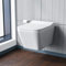 Inton Back to Wall Rimless Wall Hung Toilet Pan + Soft Close Toilet Seat