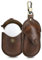 kwmobile Leatherette Case Compatible with Samsung Galaxy Buds/Buds Plus - Headphones Protection Etui Cover - Dark Brown