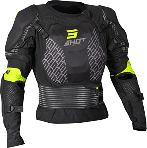 Shot Optimal Black Giacca protettiva per bambini (Black,S)