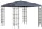 Outsunny Gartenpavillon 2,95 x 2,95 m Pavillon Gartenzelt Festzelt Partyzelt Stahl Polyester Grau