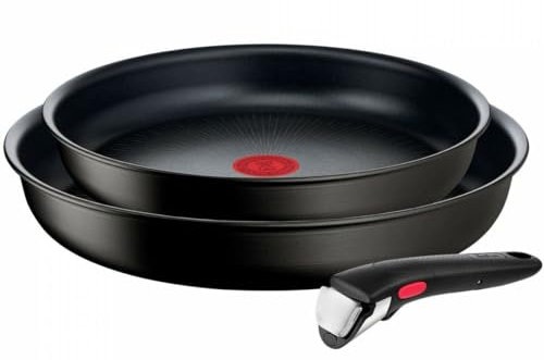 Tefal Set de poêles INGENIO Unlimited Ø 22 cm Ø 26 cm, noir