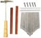 Lobamop 17Keys Kalimba DIY Kit Thum Piano Ersatzteile mit Bridge Tuning Hammer Kit Kalimba ZubehöR