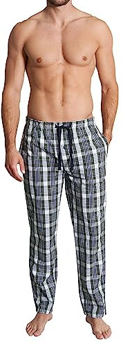TOM TAILOR lange Herren Schlafhose Loungehose mit Eingriff