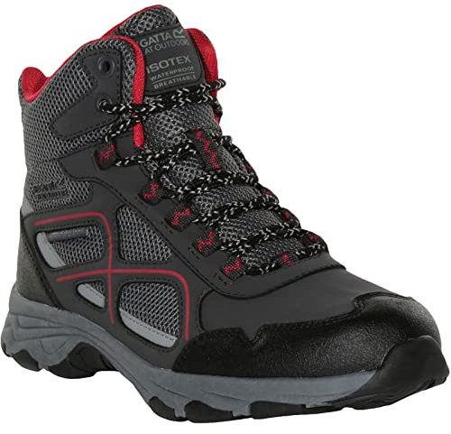 Regatta - Bottines de marche LADY VENDEAVOUR - Femme (40 FR) (Cendre/Rose fluo)