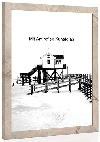 Bilderrahmen Calisto mit Antireflexglas - Bildgröße 68x98 cm - Leistenbreite 30mm