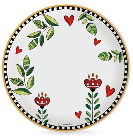 Egan Geschirr-Set aus der Kollektion Cocoricò. Aus gelbem Porzellan. Größe: 27 cm. Referenz: 228003.