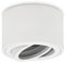 Gleonlux LED Aufbaustrahler Schwenkbar flach, Aufbauspot matt weiß, Deckenspot für LED Module 230V, Spots Deckenleuchte Rund, Spots Deckenlampe Aluminium Ø80x50 mm, Glühbirne nicht inklusive