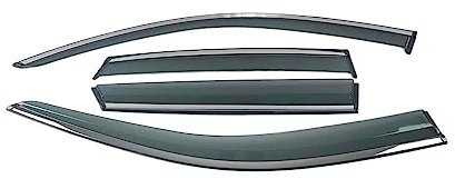 Vordere Windabweiser Für Für POLO MK4 9N MK5 6R Fließheck 2001-2017 Auto Fenster Sonne Regen Schatten Visiere Schild Shelter Schutz Abdeckung Trim Regenabweiser Seitenfenster ( Color : For 2001-2009 )