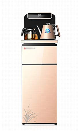 DINGZZ Dispensador de agua para encimera, agua fría y caliente, dispensador de agua con control remoto/táctil, salida doble oculta, diseño de doble puerta, carga inferior (color: D)