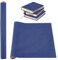 OLYCRAFT 100x43cm Bucheinbandtuch Preußisch Blau Selbstklebendes Buchcover Stoffoberfläche mit Papier hinterlegtes Buch Tuch DIY Buch Tuch Schutzhülle für Bucheinband Scrapbooking Album DIY Basteln
