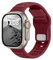 DONEGANI UC1 per Cinturino Apple Watch 40mm 44 mm 46mm 42mm 45mm 41mm 38mm 49mm Se Ultra 2 Serie 10 9 8 7 6 5 4 3 Band Bracciale Sport Silicone, Rosso Bordeaux