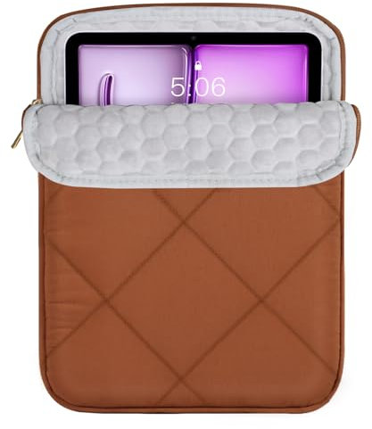 TiMOVO 13 Housse Tablettes pour Femme Convient à l'iPad Air 13, iPad Pro 13, iPad Pro 12.9, Galaxy Tab S9+/S9 Plus/S10+/S10 Plus/S9 FE+/S9 FE Plus 12.4, Remarkable Paper Pro 11.8, Latte