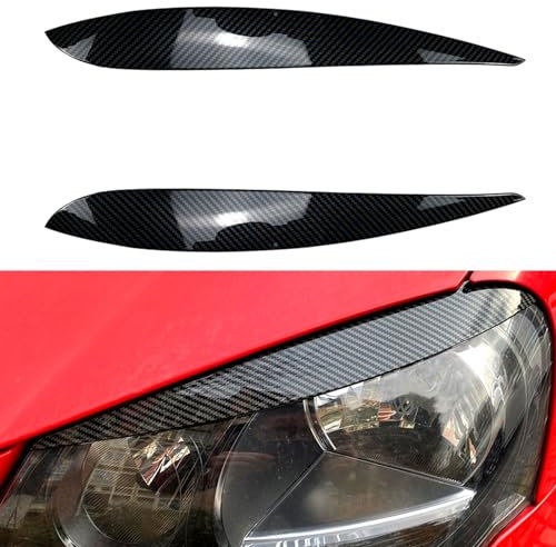 2 x Scheinwerfer-Augenlidblende für VW Polo MK4 9N 9N3 2005-2009 2006