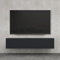 doporro Mobile Porta TV Sospeso 140 cm con 2 Ante Antracite Opaco, Credenza Bassa da Soggiorno Salotto, Madia Consolle per TV Fernsehschrank02