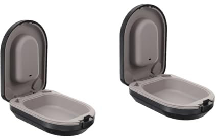 Healeved 2pièces Boîte De Portable Pour Appareils Auditifs Étui Compact Étanche Rangement Pratique Pour Amplificateurs Auditifs Sécurise Et Prolonge La Durée De Vie Des Dispositifs