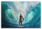 GIOEPWSWUI Filmposter, Motiv: Aquaman 2, The Lost Kingdom, dekoratives Gemälde, Leinwand, Wandposter und Kunstdruck, moderne Familienschlafzimmer-Dekoration, Poster, 20 x 30 cm