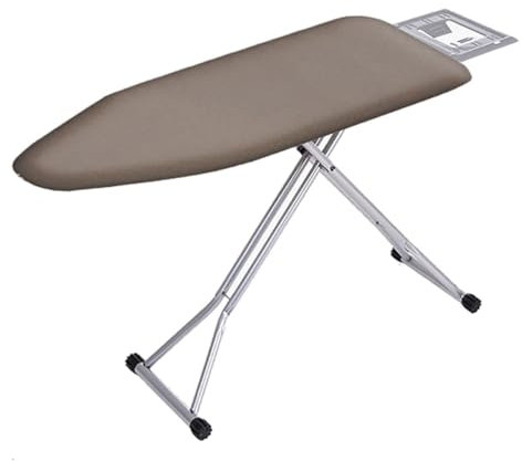 Funda Tabla de Planchar Plegable - Funda Tabla Planchar Ajustable Funda Plancha Universal Ajustable - Funda Mesa Plancha Funda de Planchar Ajustable - Funda Tabla de Planchar 140x50 - liso marrón