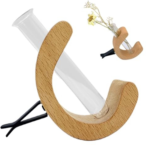 Walopola Dekorativer Halter für Lüftungsgitter im Auto, Blumenvase für Lüftungsgitter im Auto, elegante Vase mit Clip für Lüftungsgitter im Auto, Design