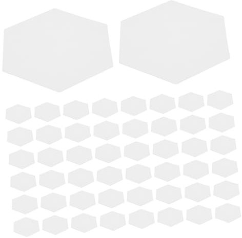 SEWOART 300pcs Quilting Piercing Molds Paper Piecing Templates for Sewing DIY Patchwork Crafts, Hexagon 36mm, Paper Quilting Supplies for Quilters and Sewing Enthusiasts in The UK