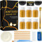 deuvuo Kintsugi Reparatur Set, Gold Japanisches Kintsugi Set Zum Einfachen Wiederbeleben Ihrer Zerbrochenen Keramik, Porzellan, Tasse, Schüssel, Glas, Vase - Kintsugi Repair Kit Für Anfänger