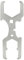 HARSKIYER 3 Way Plumbers Wrench, Sink Drain Wrench Fits 1-3/4 Inch, 2 Inch, 2-1/2 Inch Nuts, Basket Strainer Wrench Multifunction Plumbing Wrench for Installing, Locking Nuts