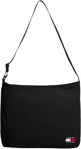 TOMMY JEANS Herren Umhängetasche Daily Crossbody Groß, Schwarz (Black), Einheitsgröße
