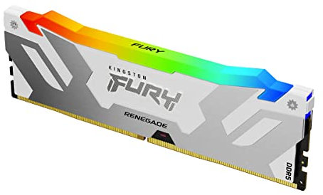Kingston FURY Renegade DDR5 RGB Silver/White XMP 24GB 8800MT/s CL42 CUDIMM Desktop Gaming Memory Single Module - KF588CU42RWA-24
