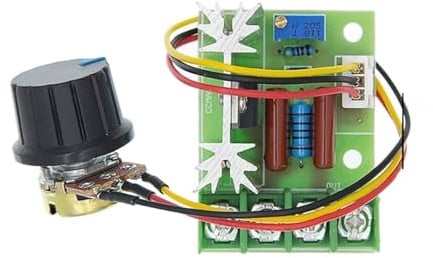 Modulo regolatore di tensione SCR AC 220V 2000W Dimmer Regolatore di velocità del motore Termostato elettronico(2000W SCR with cable)