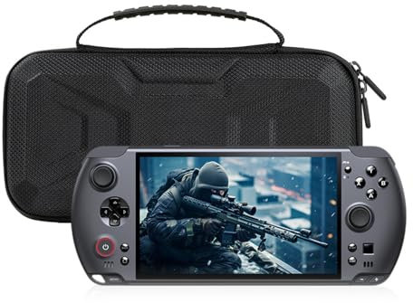Carrying Case for GDP Win 5 Handheld Gaming PC, Portable Organizer Bag Shockproof Storage Case with Mesh Pocket, Anti-Drop Hard Shell Protective Cover for GDP Win 5 Gaming Accessories