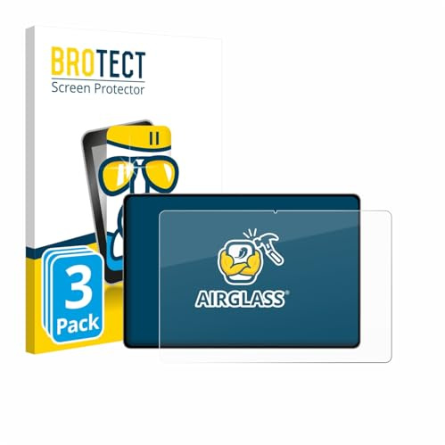 BROTECT Schutzglas für Honor Magicpad 4 12.3 | 3 Stück Transparenter Displayschutz Made in Germany Schutzfolie Panzer Folie Glas 9H Anti-Fingerprint Einfache Montage Clear