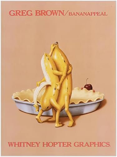 1art1 Greg Brown Poster Bananappeal Kunstdruck Bild 61x45 cm