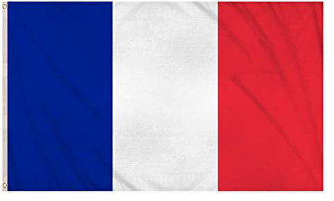 Henbrandt Frankreich Flagge 5FT X 3ft [Spielzeug]