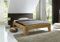 DaMi Holzbett Stella A - Massivholz-Bett in Kernbuche - Metallfreies Stecksystem - Doppelbett, 140 x 200 cm