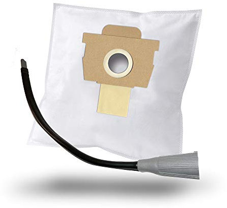 MisterVac | compatible avec les sacs d'aspirateur sacs de rechange 10 pièces + embout flexible de remplacement Rowenta RO 4136 Artec 2 Serie