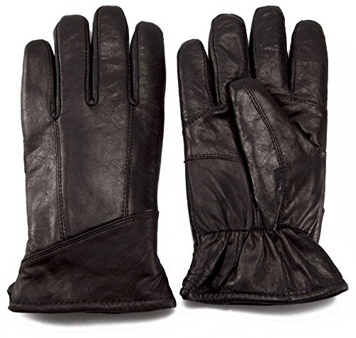 Nordvek - Herren-Handschuhe mit Futter aus Schaffell - Echtes Leder - # 302-100