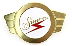 SIMSON Warenzeichenplakette Simson Gold - KR51 Schwalbe, SR4-1 Spatz, SR4-2 Star, SR4-3 Sperber, SR4-4 Habicht