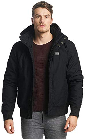 Vintage Industries Hudson Jacket Männer Winterjacke schwarz Basics | Wetterfester Fahrkomfort