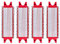 Lote de 4 almohadillas de microfibra para Vileda EasyWring Ultramax/ 1-2 aerosoles de microfibra para Vileda Ultramax, UltraMax, UltraMax y Easy Wring UltraMax Carlin