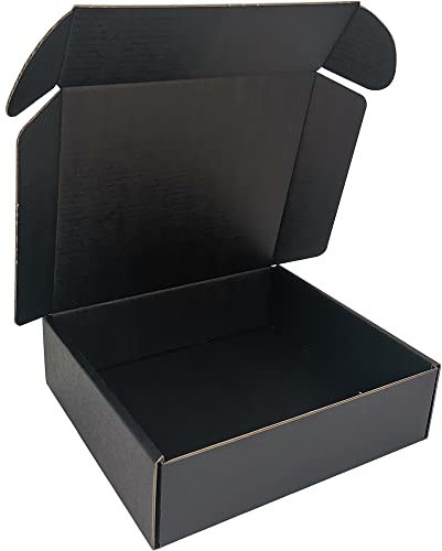 CH-BOX Royal Mail CM762B Versandkartons, Wellpappe, 18 x 15 x 5 cm, Schwarz, 50 Stück