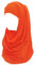 Lina & Lily Bubble Crepe Chiffon Damen Muslim Hijab Kopftuch Schal Turban, Stoff Leicht Undurchsichtig (Orange)